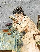 Alfred Stevens The short sighted woman painting